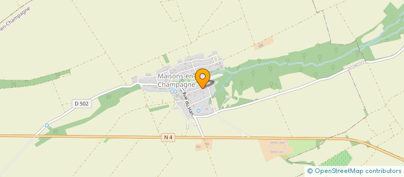 localisation de l'entreprise SCI LES PETITES BLANCHARDES  MAISONS-EN-CHAMPAGNE