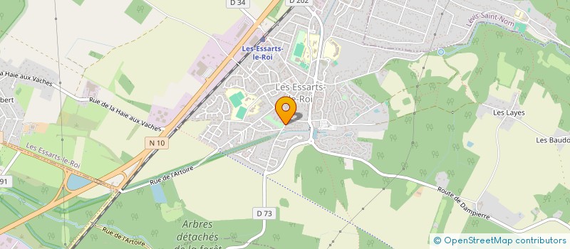 localisation de l'entreprise SCI LES PETITES BUTTES  LES ESSARTS-LE-ROI