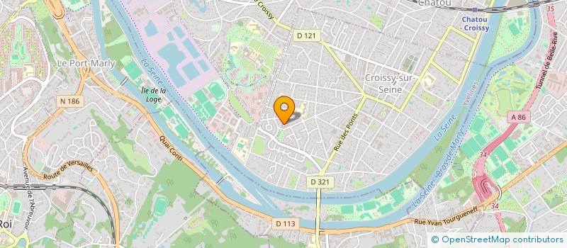 localisation de l'entreprise SCI LES PETITES DAUPHINES  CROISSY-SUR-SEINE