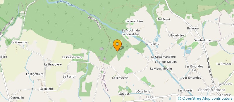 localisation de l'entreprise SCI LES PETITES DOUVES  RAVIGNY