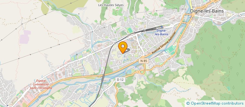 localisation de l'entreprise SCI LES PETITES FILIERES à DIGNE-LES-BAINS