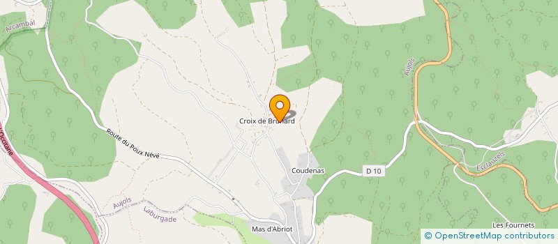 localisation de l'entreprise SCI LES PETITES GARIOTTES  AUJOLS