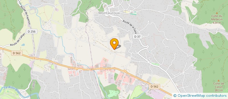 localisation de l'entreprise SCI LES PETITES GIMBRETTES  MONTAUROUX