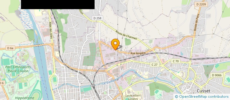 localisation de l'entreprise SCI LES PETITES GRAVES à CUSSET