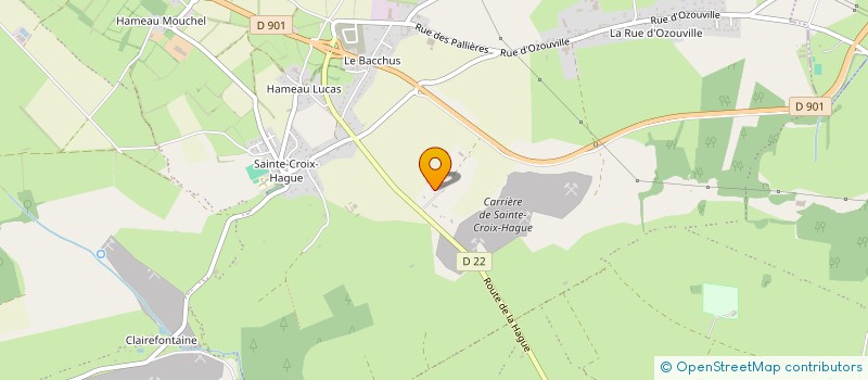 localisation de l'entreprise SCI LES PETITES PIECES DU FRESNE  LA HAGUE