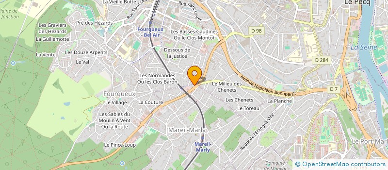 localisation de l'entreprise SCI LES PETITES VILLENNES à MAREIL-MARLY