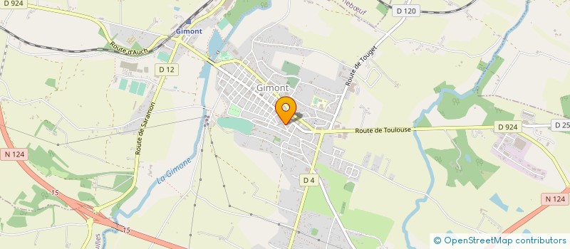 localisation de l'entreprise SCI LES PETITS  GIMONT