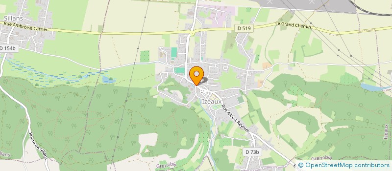 localisation de l'entreprise SCI LES PETITS BERGERS  IZEAUX