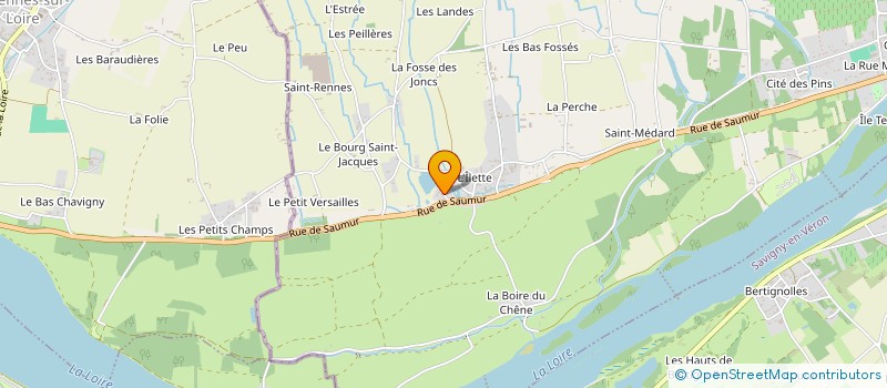 localisation de l'entreprise SCI LES PETITS BOIS  CHOUZE-SUR-LOIRE