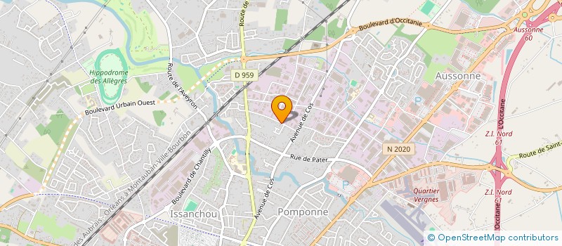 localisation de l'entreprise SCI LES PETITS BOUCHONS  MONTAUBAN