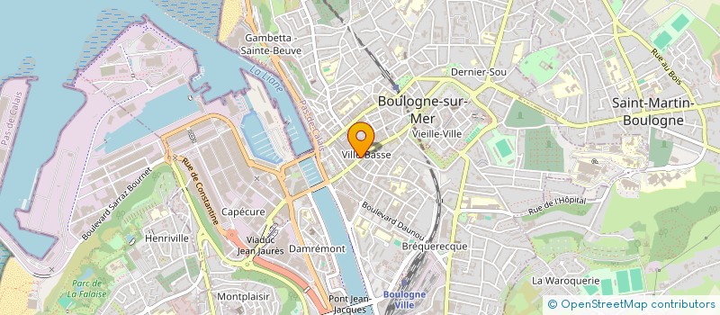 localisation de l'entreprise SCI LES PETITS BUCAILLAIS  BOULOGNE-SUR-MER