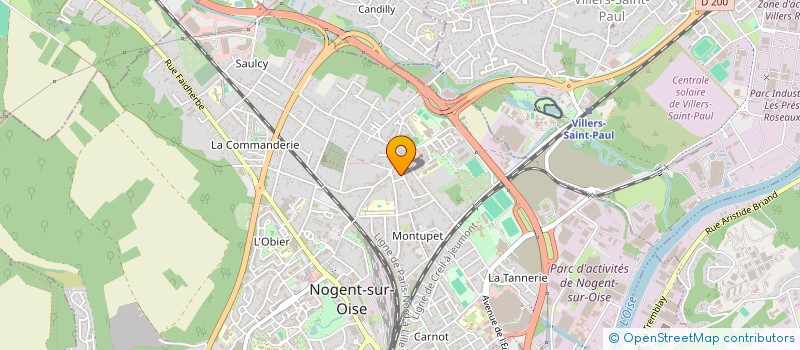 localisation de l'entreprise SCI LES PETITS CASTILLONS  NOGENT-SUR-OISE