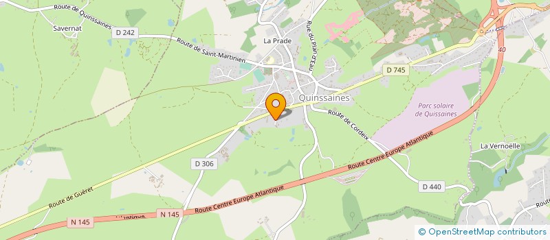localisation de l'entreprise SCI LES PETITS CHAMPS à QUINSSAINES