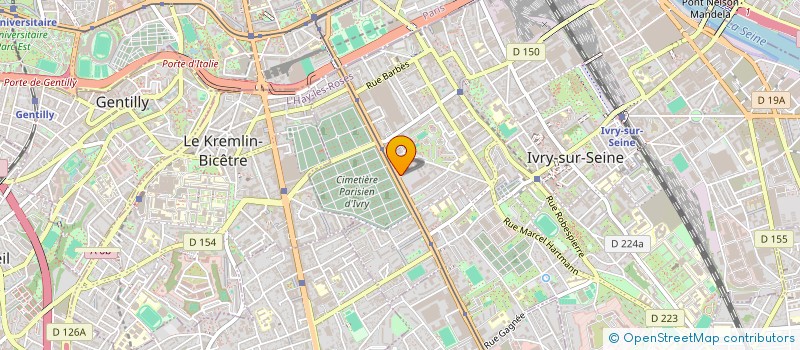 localisation de l'entreprise SCI LES PETITS COCHONS à IVRY-SUR-SEINE