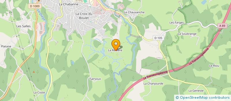 localisation de l'entreprise SCI LES PETITS ELEPHANTS à USSEL