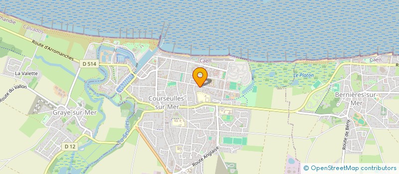 localisation de l'entreprise SCI LES PETITS FOURMY à COURSEULLES-SUR-MER