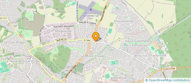 localisation de l'entreprise SCI LES PETITS GARRIC  CHELLES