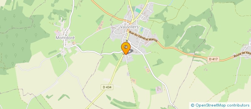 localisation de l'entreprise SCI LES PETITS LOUPS  VAUVILLERS