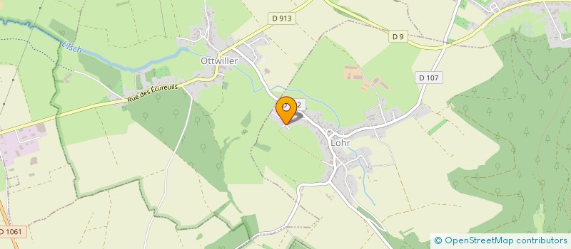 localisation de l'entreprise SCI LES PETITS LOUPS  LOHR