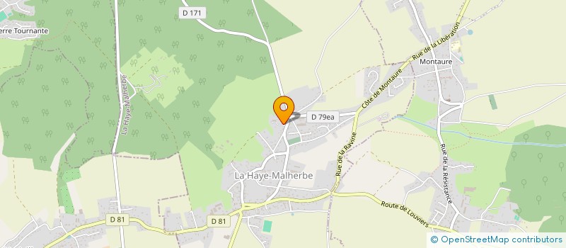 localisation de l'entreprise SCI LES PETITS LOUPS à LA HAYE-MALHERBE
