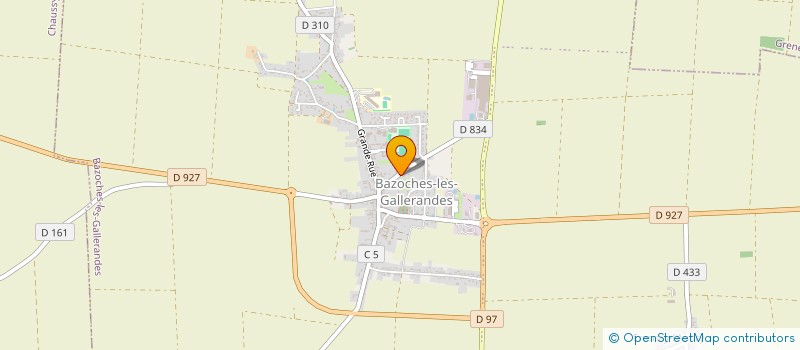 localisation de l'entreprise SCI LES PETITS LOUPS DES GARENNES à BAZOCHES-LES-GALLERANDES