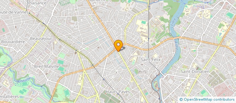 localisation de l'entreprise SCI LES PETITS LUTINS  NANTES