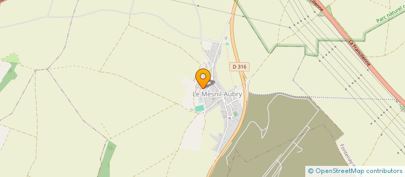 localisation de l'entreprise SCI LES PETITS MARRONNIERS  LE MESNIL-AUBRY