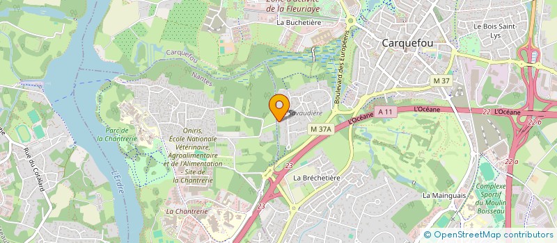 localisation de l'entreprise SCI LES PETITS MARTIENS  CARQUEFOU