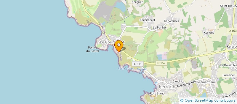 localisation de l'entreprise SCI LES PETITS MOULINS à PLOEMEUR