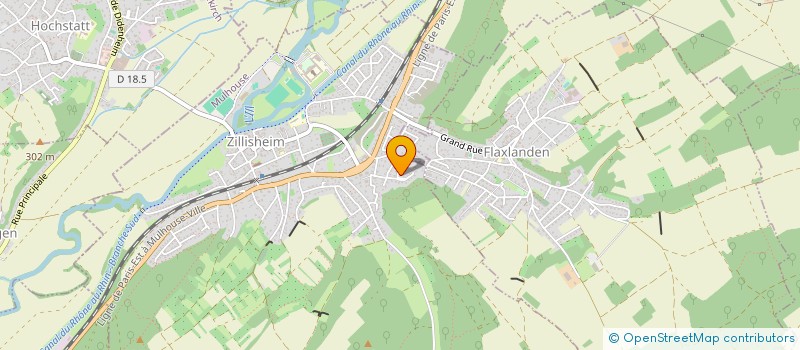 localisation de l'entreprise SCI LES PETITS NAU  ZILLISHEIM