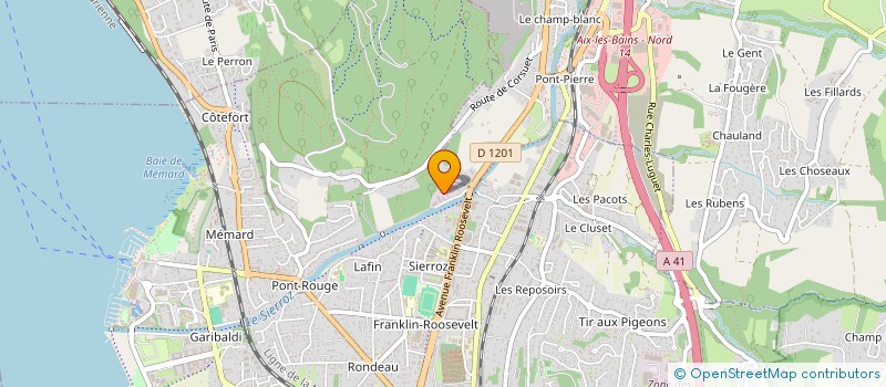 localisation de l'entreprise SCI LES PETITS PAINS  AIX-LES-BAINS