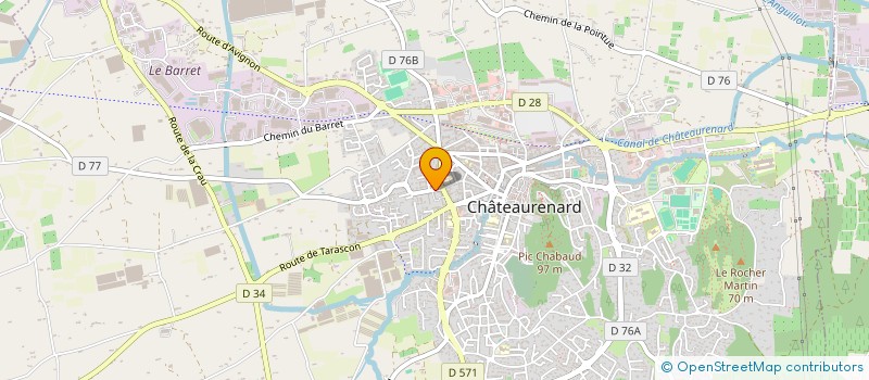 localisation de l'entreprise SCI LES PETITS PAS à CHATEAURENARD