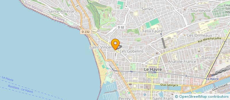 localisation de l'entreprise SCI LES PETITS PIEDS à LE HAVRE