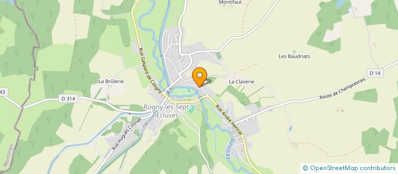 localisation de l'entreprise SCI LES PETITS PRES  ROGNY-LES-SEPT-ECLUSES