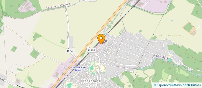 localisation de l'entreprise SCI LES PETITS PRES  LES ESSARTS-LE-ROI