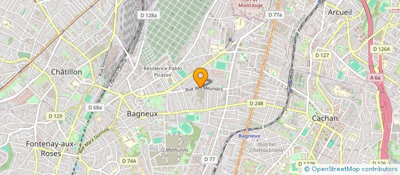 localisation de l'entreprise SCI LES PETITS SELS  BAGNEUX