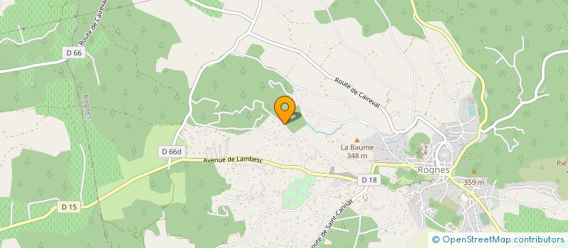 localisation de l'entreprise SCI LES PETITS VERGERS  ROGNES