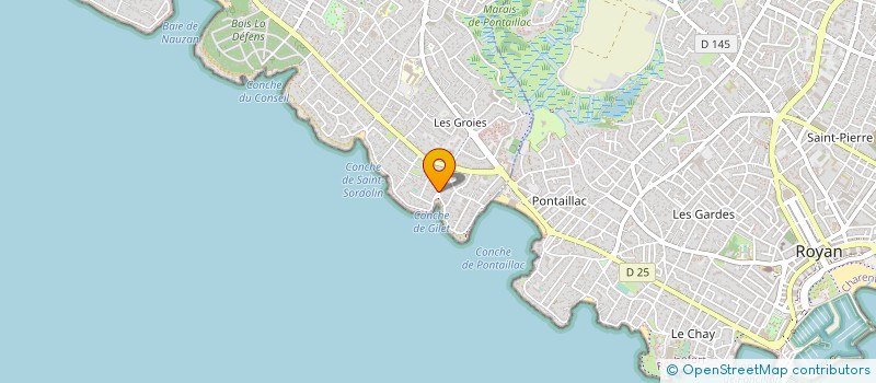 localisation de l'entreprise SCI LES PETRELS  VAUX-SUR-MER