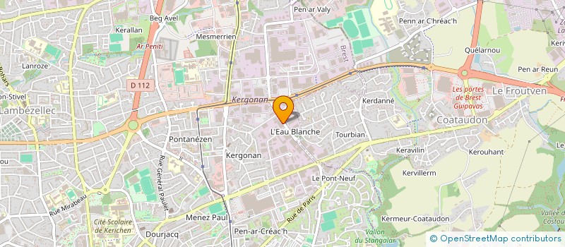 localisation de l'entreprise SCI LES PETUNIAS  BREST