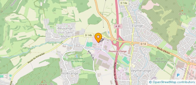 localisation de l'entreprise SCI LES PEUPLIERS 15 à THIONVILLE