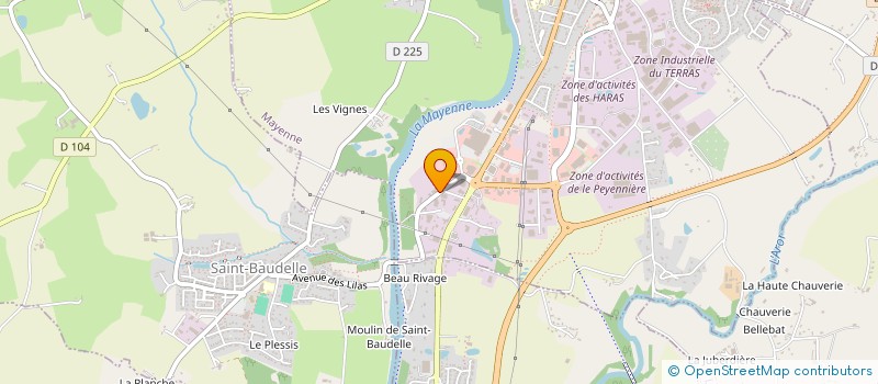 localisation de l'entreprise SCI LES PEUPLIERS à MAYENNE