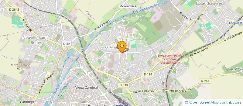localisation de l'entreprise SCI LES PEUPLIERS à CAMBRAI