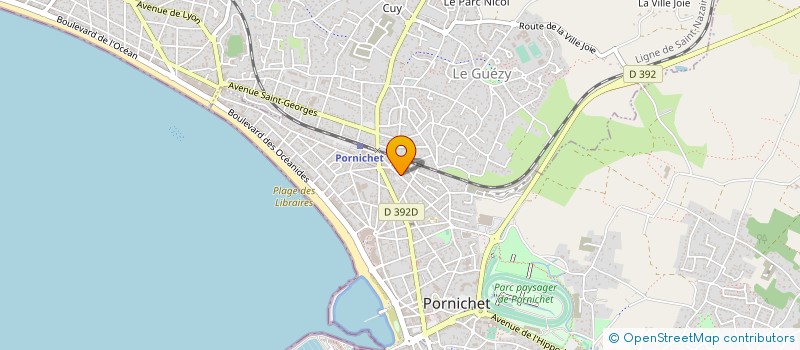 localisation de l'entreprise SCI LES PEUPLIERS à PORNICHET