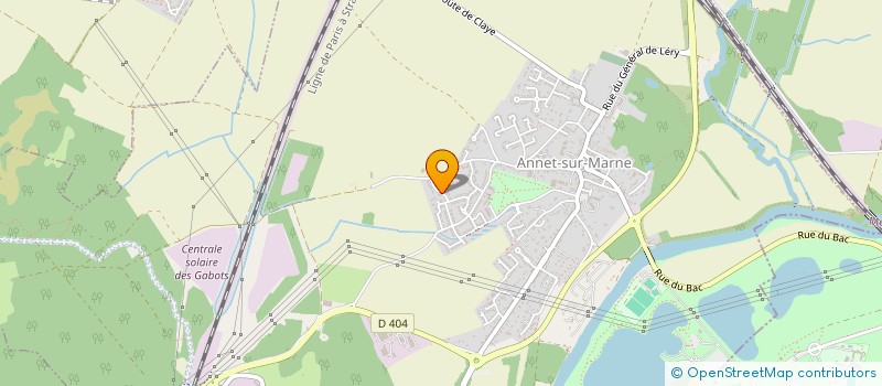 localisation de l'entreprise SCI LES PEUPLIERS à ANNET-SUR-MARNE