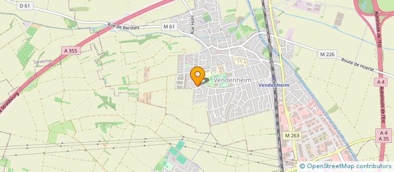 localisation de l'entreprise SCI LES PEUPLIERS  VENDENHEIM