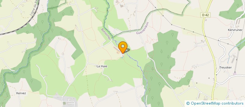 localisation de l'entreprise SCI LES PEUPLIERS  BOTSORHEL