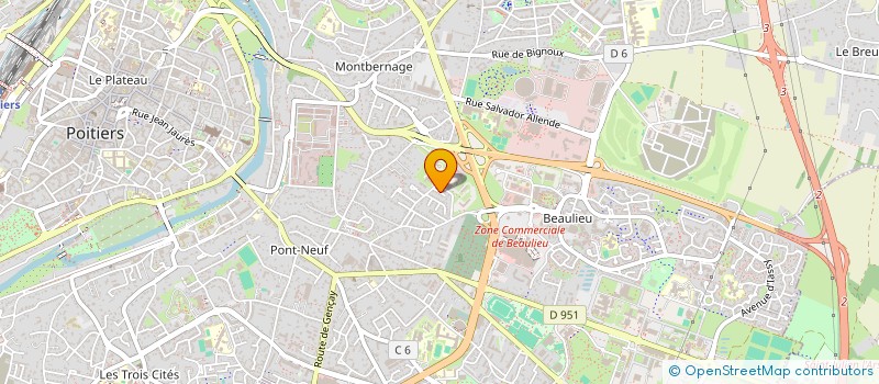 localisation de l'entreprise SCI LES PEUPLIERS  LA TREMBLADE