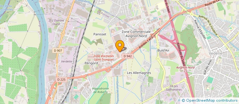 localisation de l'entreprise SCI LES PEUPLIERS  LE PONTET