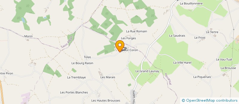 localisation de l'entreprise SCI LES PEUPLIERS  LAMBALLE-ARMOR