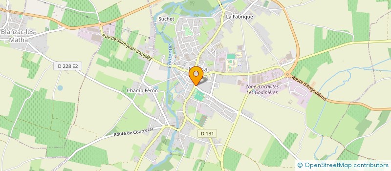 localisation de l'entreprise SCI LES PEUPLIERS  MATHA